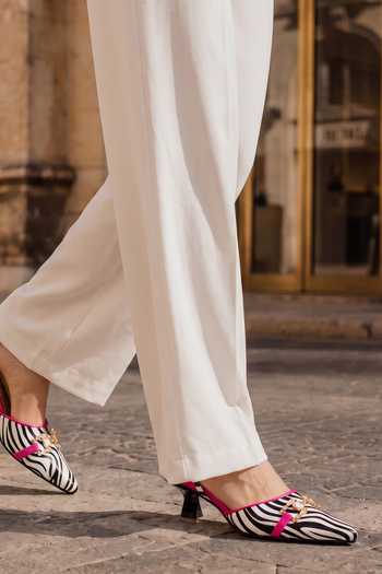 Sole House Multi Color Zebra Luxe Print Kitten Heels at Aza Fashions Sole House_Multi Color Zebra Luxe Print Kitten Heels _at_Aza_Fashions