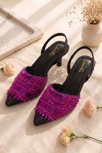 Sole House Eclipse Crystal Embellished Kitten Heels 