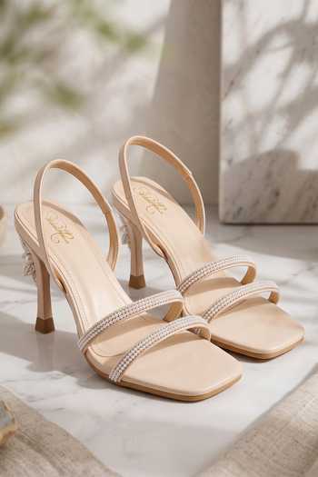 Sole House Snow White Embellished Kitten Heels 