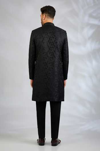 SPRING BREAK Botanical Embroidered Sherwani Set