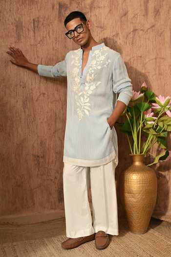 Sulakshna Jasra Organza Kurta & Pyjama Set 