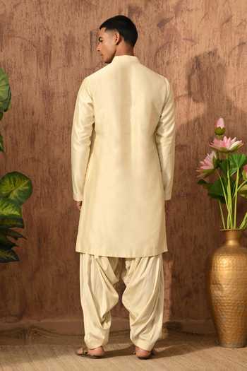 Sulakshna Jasra Viscose Silk Kurta Set 