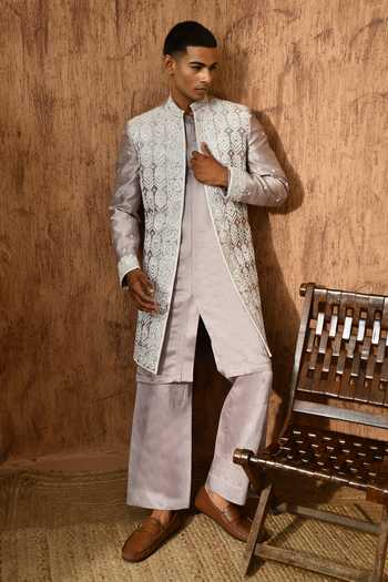 Sulakshna Jasra Embroidered Sherwani & Pant Set 