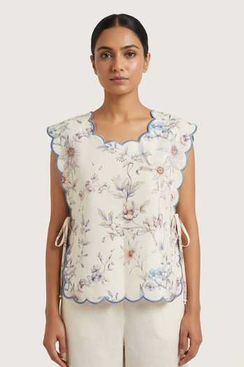 Verano By Tanya Clea Floral Print Vest 