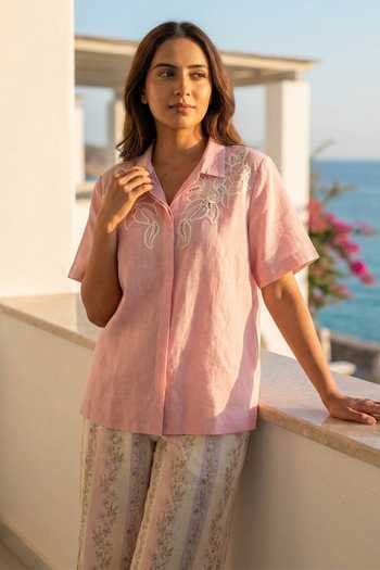 Verano By Tanya Hana Botanical Broderie Anglaise Shirt 