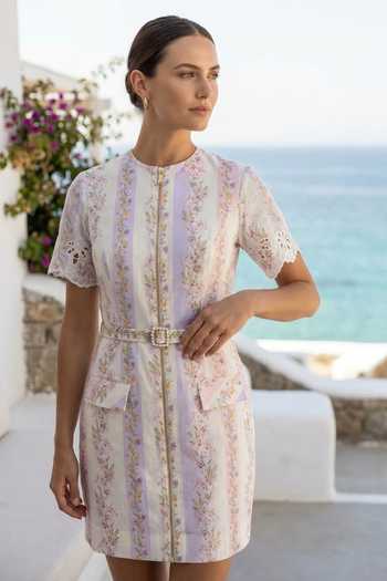 Verano By Tanya Sage Mini Dress With Belt 