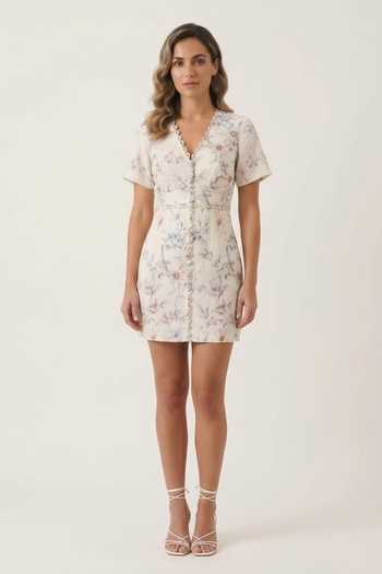 Verano By Tanya Clea Floral Print Short Dress 