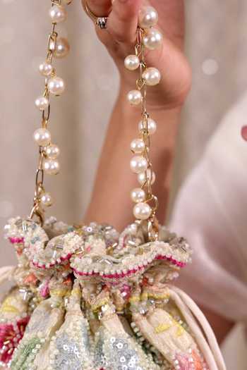 AMYRA Multi Color Embroidery, Sequins, Beads, Pearls, Gulbahar Pastel Mini Potli at Aza Fashions AMYRA_Multi Color Embroidery, Sequins, Beads, Pearls, Gulbahar Pastel Mini Potli _at_Aza_Fashions
