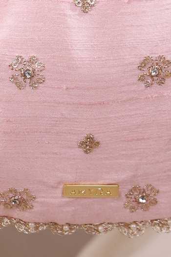 Buy AMYRA Pink Embroidery, Sequins, Beads, Crystals, Tassels Azai Potli Online at Aza Fashions Buy_AMYRA_Pink Embroidery, Sequins, Beads, Crystals, Tassels Azai Potli _Online_at_Aza_Fashions
