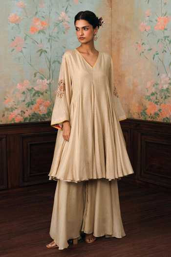 Paulmi And Harsh Genevieve Printed Kurta Palazzo Set 