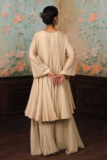 Paulmi And Harsh Genevieve Printed Kurta Palazzo Set 