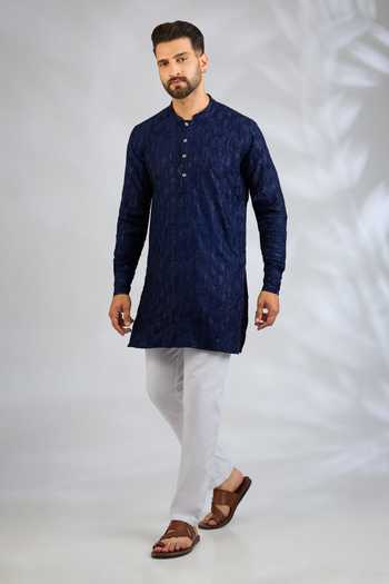 Spring Break Sequin Embroidered Kurta Set