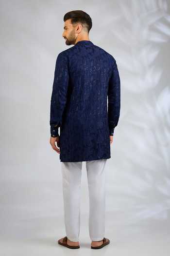 Spring Break Sequin Embroidered Kurta Set
