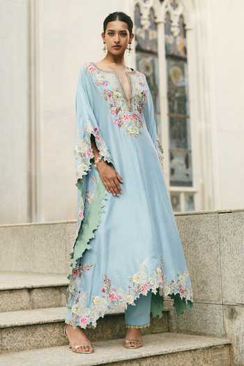 Anushree Reddy Umang Embroidered Kaftan & Pant Set 