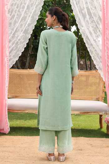 Charu Makkar Nora Embroidered Kurta Set
