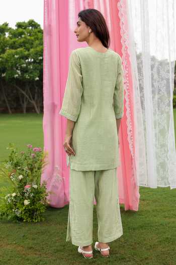 Charu Makkar Freya Embroidered Short Kurta Set