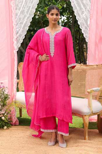 Charu Makkar Anica Dori Embroidered Kurta Set