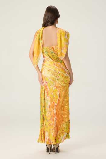 Saaksha & Kinni Daleyza Printed Pleated Dress 