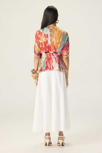 Saaksha & Kinni Scottie Hand Applique Work Skirt 