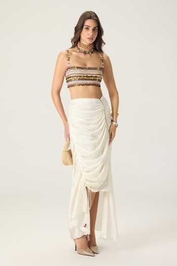 Saaksha & Kinni Melanine Hand Embroidered Bustier