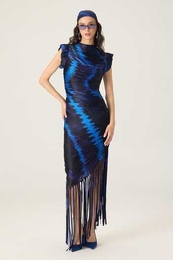 Saaksha & Kinni Imogen Printed Pleated Dress 