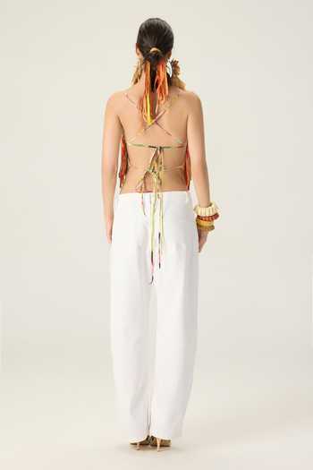 Saaksha & Kinni Vanessa Printed Strappy Blouse