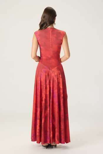 Saaksha & Kinni Charlotte Printed Asymmetric Dress