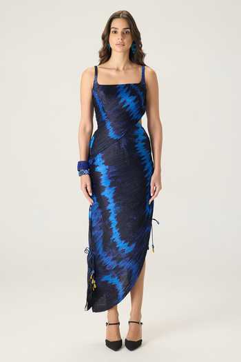 Saaksha & Kinni Lenora Leheriya Print Dress