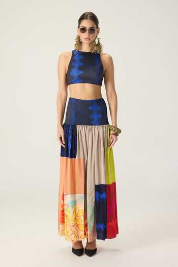 Saaksha & Kinni Jules Printed Crop Top