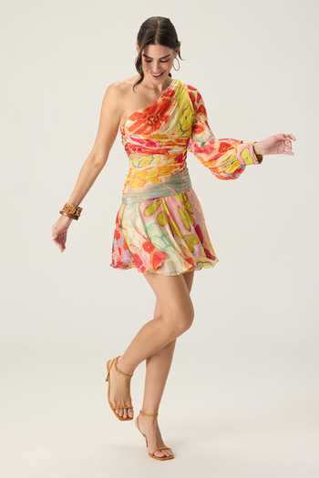 Saaksha & Kinni Juliana Floral Print Dress