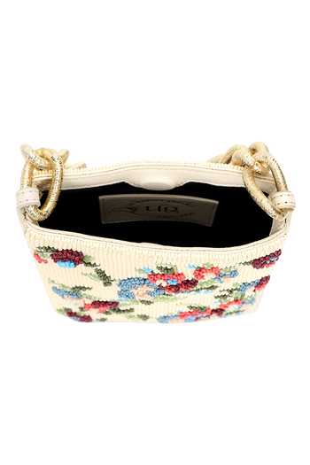 Buy_The Leather Garden_Ivory Fable Beaded Leather Handbag _Online_at_Aza_Fashions