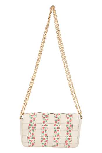 Shop_The Leather Garden_Ivory Echo Beaded Leather Bag _Online_at_Aza_Fashions