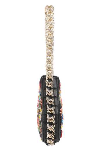 The Leather Garden_Black Willow Beaded Embroidered Bag _Online_at_Aza_Fashions