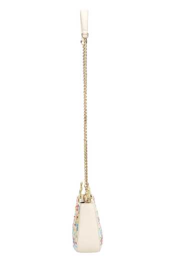The Leather Garden_Ivory Eden Floral Embroidered Bag With Pouch _Online_at_Aza_Fashions