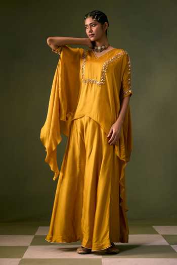 Prahnaaya Cove Asymmetric Top With Palazzo 