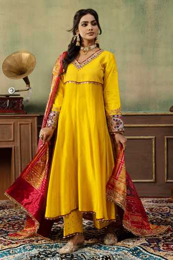 Ronak's Couture Zardozi Embroidered Anarkali Set 