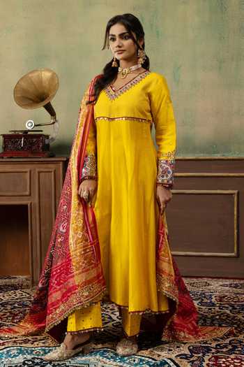 Ronak's Couture Zardozi Embroidered Anarkali Set 
