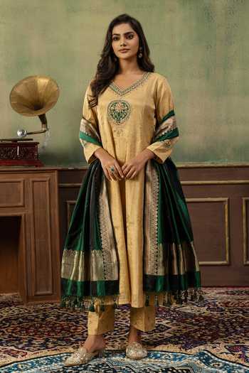 Ronak's Couture Zardozi Embroidered Anarkali Set 