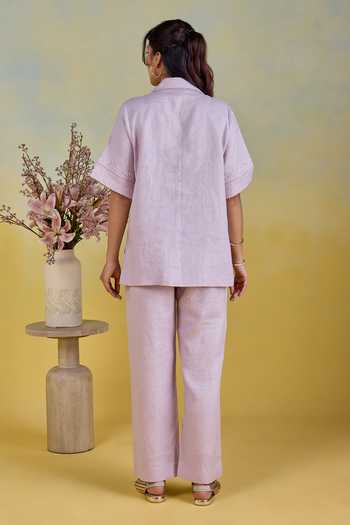 Kapaas Hand Embroidered Shirt & Pant Set 