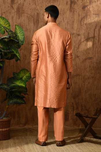 Sulakshna Jasra Pittawork Chanderi Kurta & Pyjama Set 
