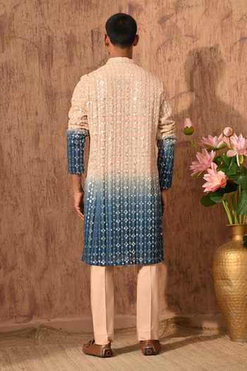 Sulakshna Jasra Embroidered Georgette Kurta & Pant Set 