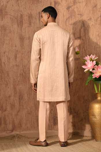 Sulakshna Jasra Linen Satin Kurta & Pant Set 