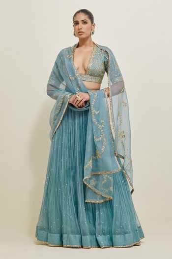 Ikshita Choudhary Hand Embroidered Lehenga Set