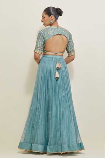 Ikshita Choudhary Hand Embroidered Lehenga Set