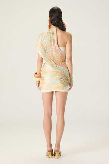 Saaksha & Kinni Della Floral Print Pleated Dress 