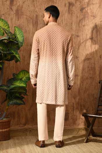 Sulakshna Jasra Embroidered Georgette Kurta & Pyjama Set 
