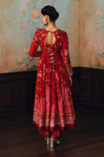 Paulmi And Harsh Anika Printed Anarkali Set 