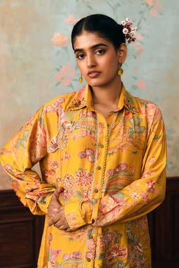 Paulmi And Harsh Midge Floral Print Shirt 