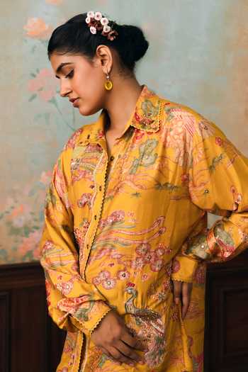 Paulmi And Harsh Midge Floral Print Shirt 
