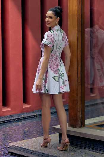 House Of Fett Carnosa Belted Mini Dress 